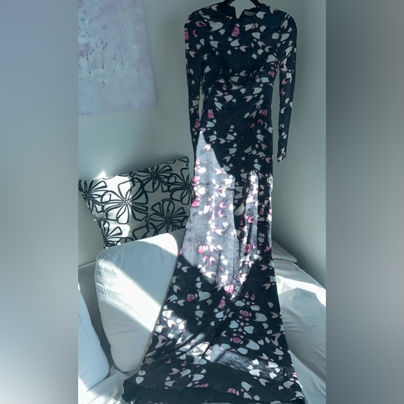 Francesco Scognnamiglio authentic high end fashion luxury Italian brand 💯 %silk - Picture 3 of 12